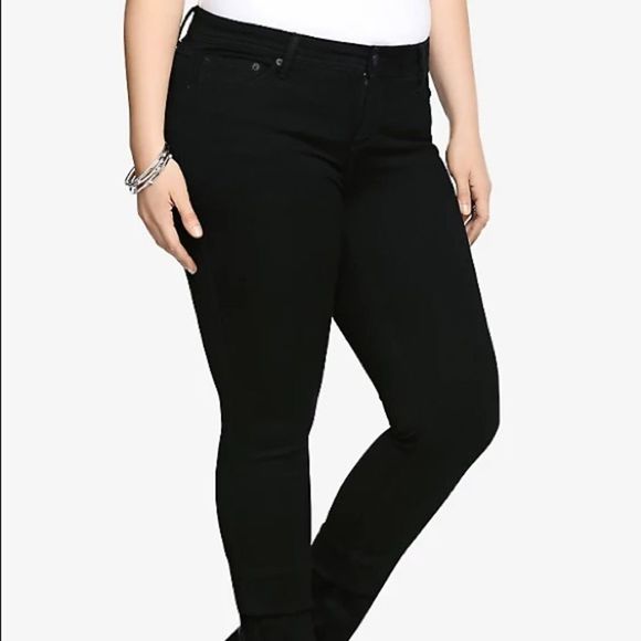 Torrid‎ SKINNY JEAN - BLACK RINSE - Picture 1 of 8